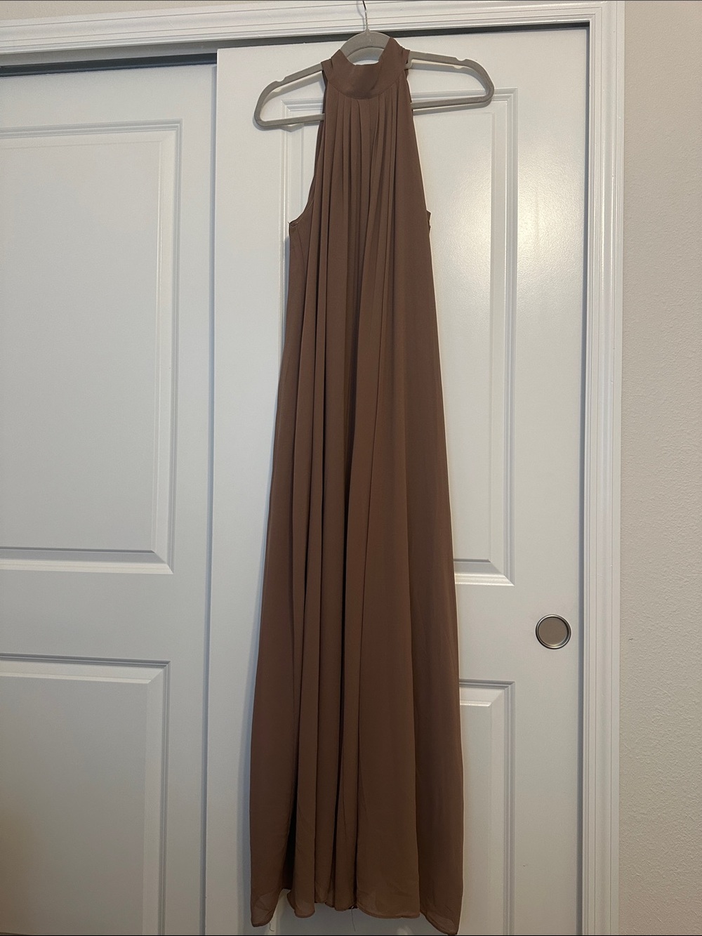 High-Neck Brown Women’s Jumper